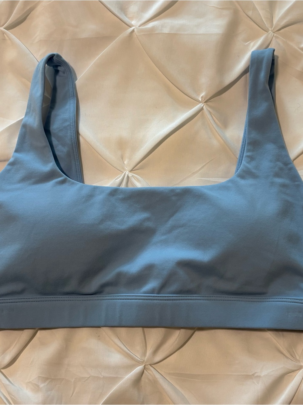 Cleo Harper Powder Blue Padded Sports Bra, Women’s Size L